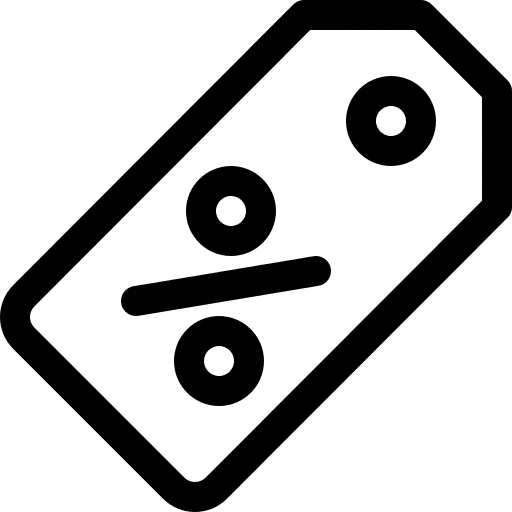 Ícone de desconto